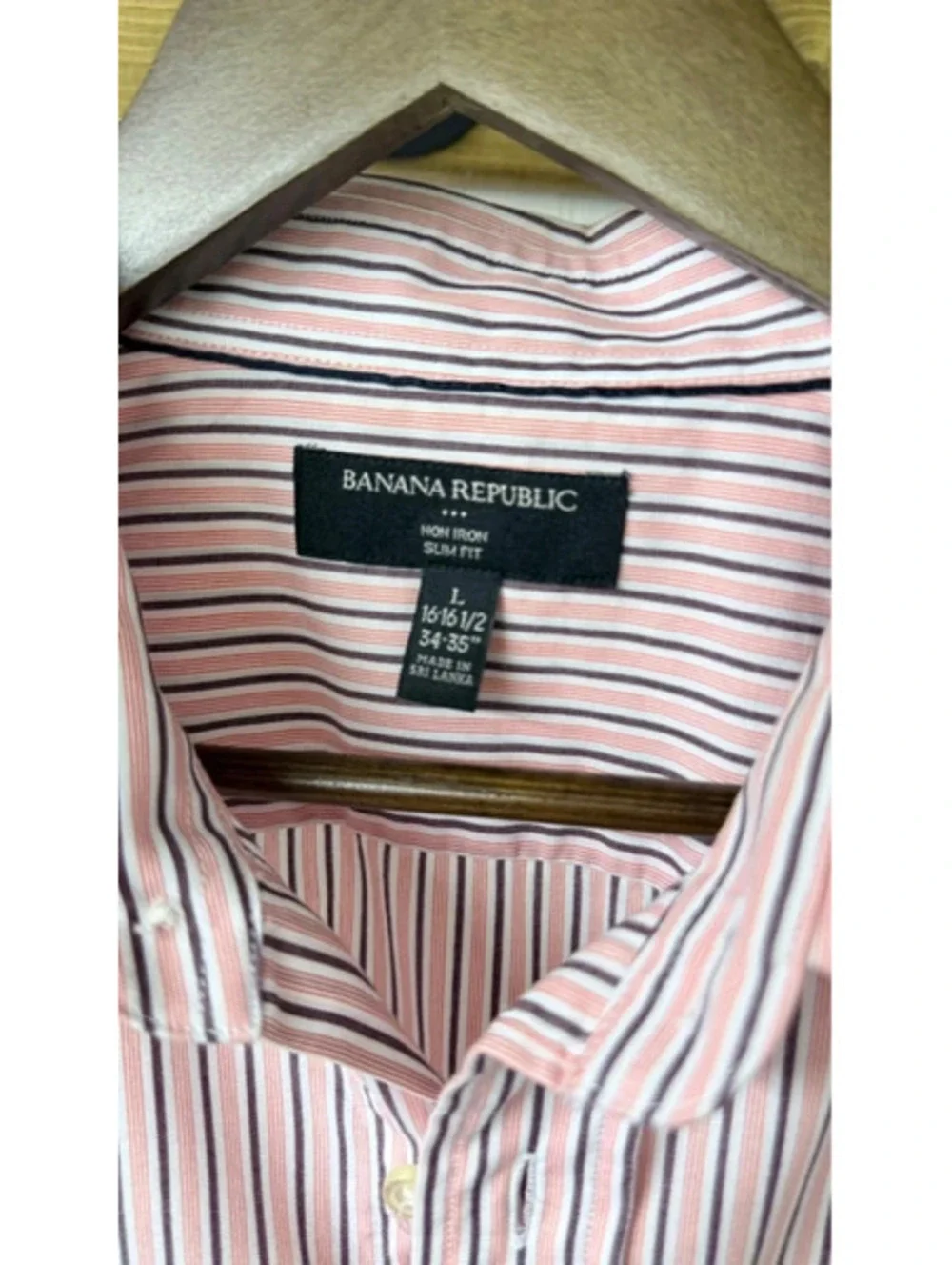 Banana Republic long sleeve dress shirt size large multi
